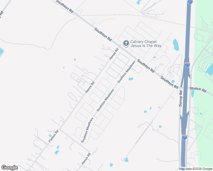 map of restaurants, bars, coffee shops, grocery stores, and more near 13545 Southton Road in San Antonio