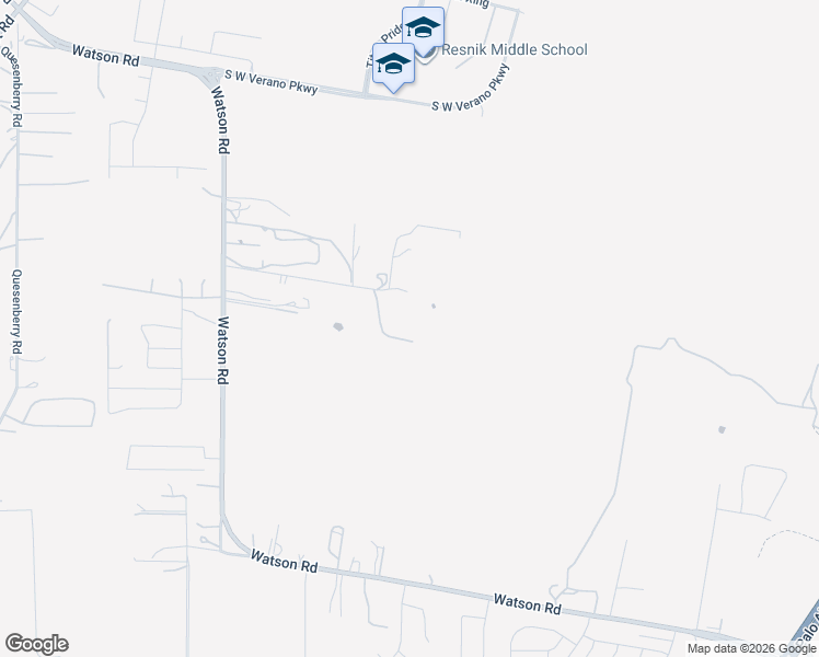 map of restaurants, bars, coffee shops, grocery stores, and more near 13840 Watson Road in Von Ormy
