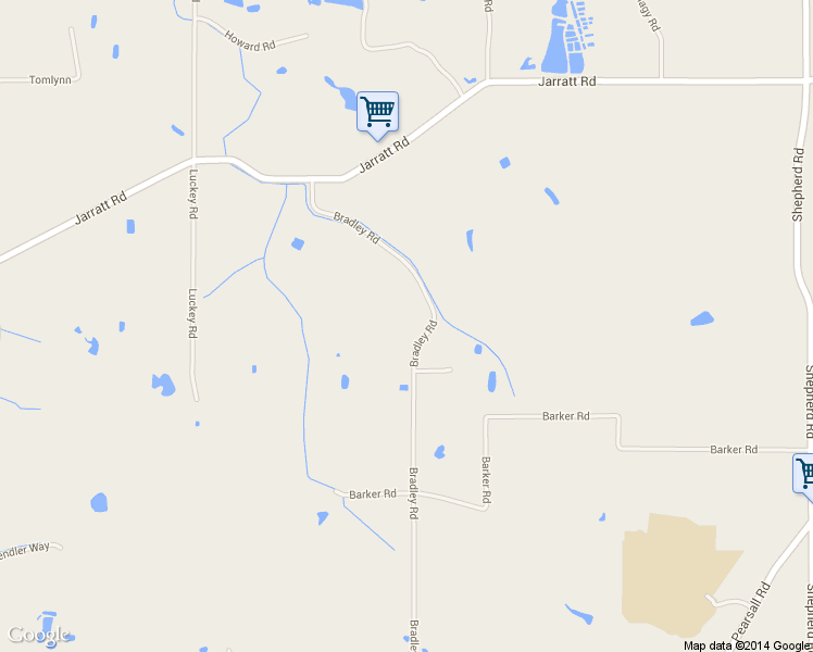 map of restaurants, bars, coffee shops, grocery stores, and more near 14035 Bradley Road in Atascosa