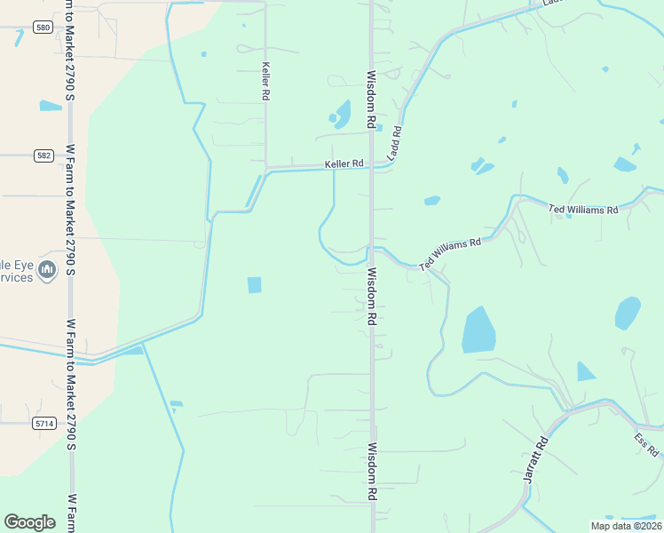 map of restaurants, bars, coffee shops, grocery stores, and more near 14205 Wisdom Road in Atascosa