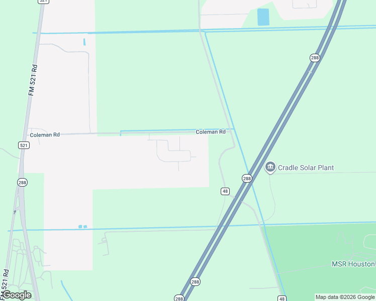 map of restaurants, bars, coffee shops, grocery stores, and more near 849 Coleman Road in Rosharon