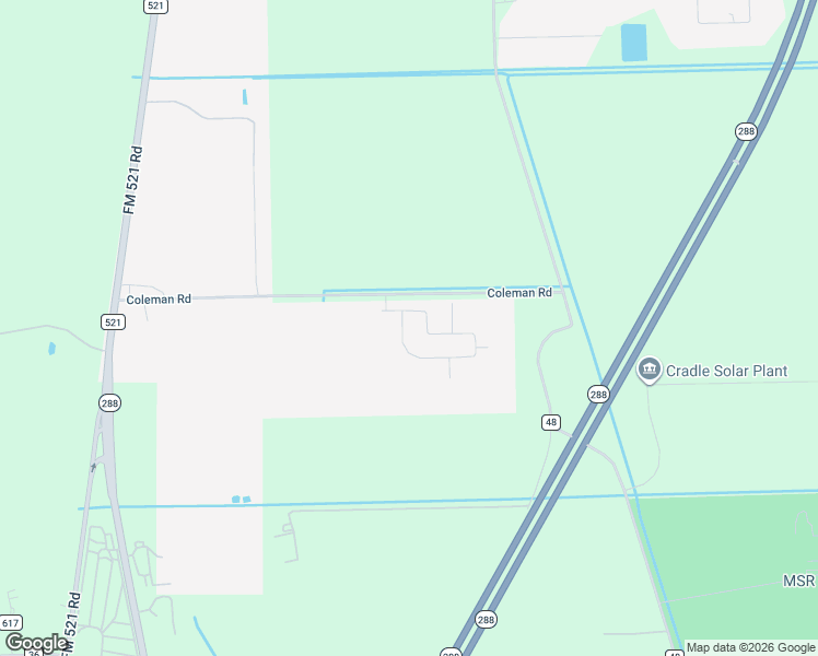 map of restaurants, bars, coffee shops, grocery stores, and more near 766 Coleman Road in Rosharon