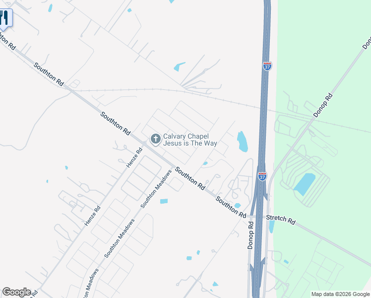 map of restaurants, bars, coffee shops, grocery stores, and more near 4523 Stetson Run in San Antonio