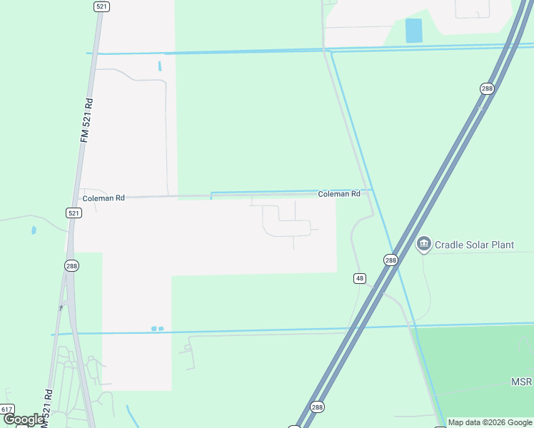 map of restaurants, bars, coffee shops, grocery stores, and more near 766 Coleman Road in Rosharon