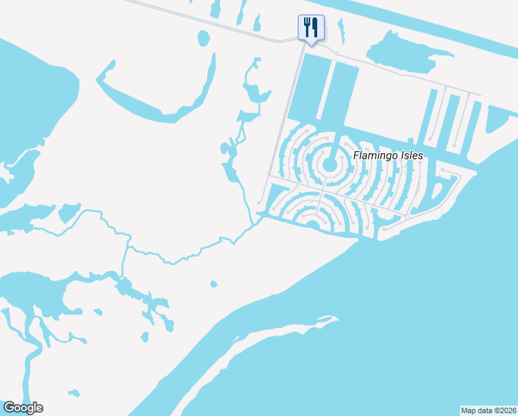 map of restaurants, bars, coffee shops, grocery stores, and more near 3 Shell Key in Hitchcock