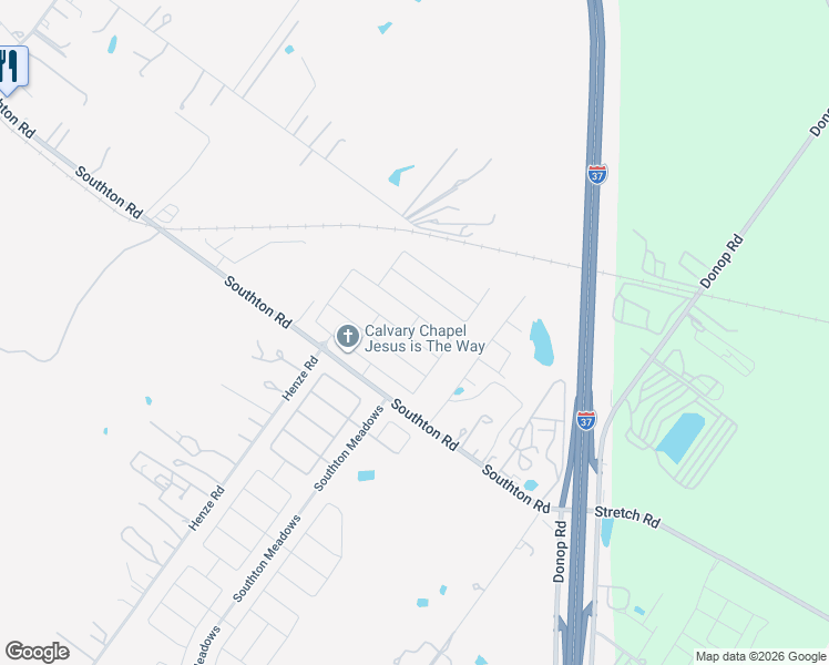 map of restaurants, bars, coffee shops, grocery stores, and more near 4523 Stetson Run in San Antonio