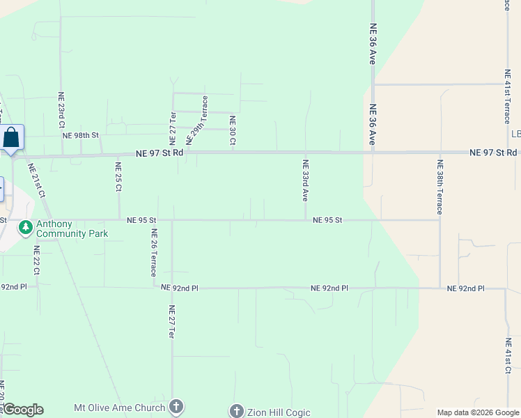 map of restaurants, bars, coffee shops, grocery stores, and more near 3141 Northeast 95th Street in Marion
