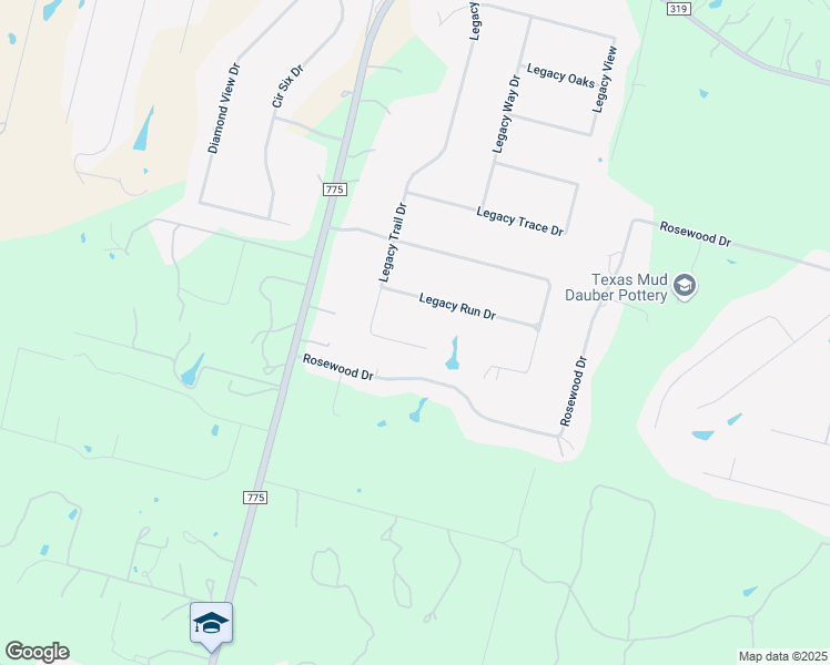 map of restaurants, bars, coffee shops, grocery stores, and more near 112 Legacy Run Drive in La Vernia