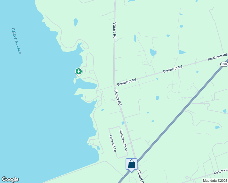 map of restaurants, bars, coffee shops, grocery stores, and more near 13002 Bernhardt Road in San Antonio