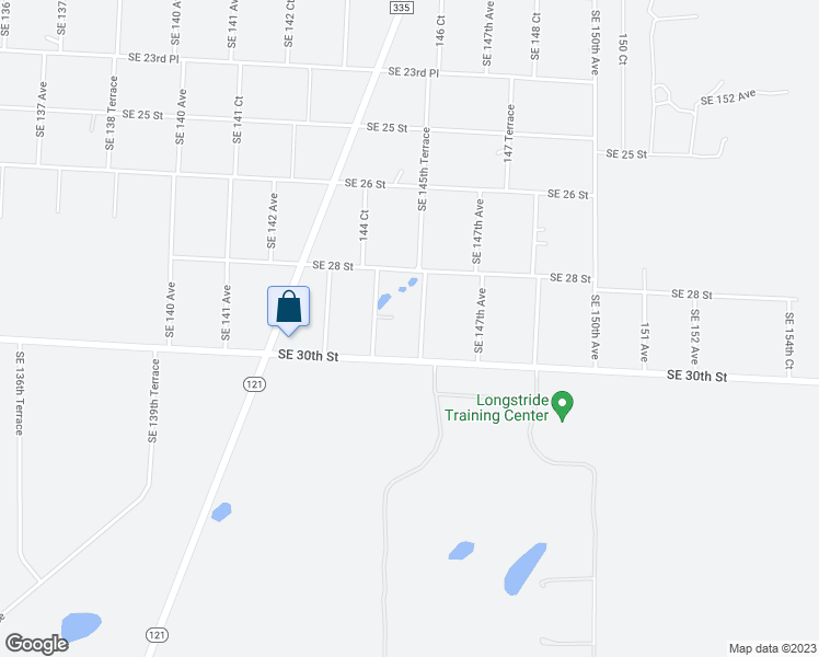 map of restaurants, bars, coffee shops, grocery stores, and more near 2990 Southeast 145th Terrace in Morriston