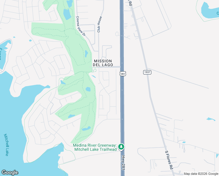 map of restaurants, bars, coffee shops, grocery stores, and more near 1311 Driver Lane in San Antonio