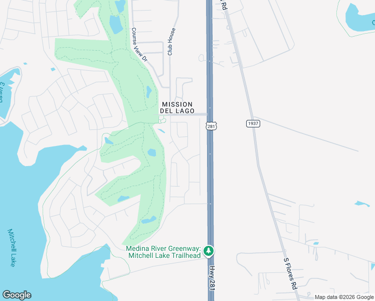 map of restaurants, bars, coffee shops, grocery stores, and more near 1311 Driver Lane in San Antonio