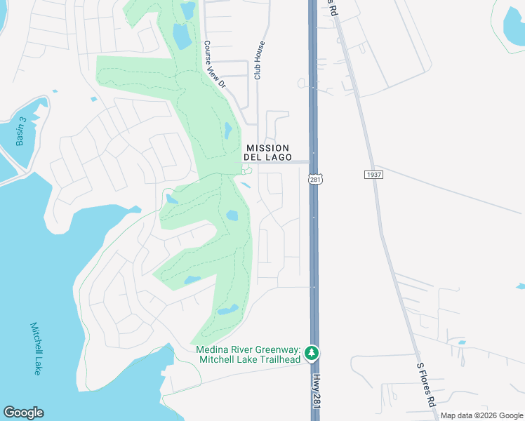 map of restaurants, bars, coffee shops, grocery stores, and more near 1306 Divot Cove in San Antonio