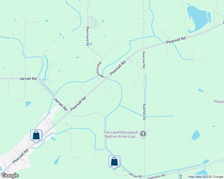 map of restaurants, bars, coffee shops, grocery stores, and more near 10620 Pearsall Road in Atascosa