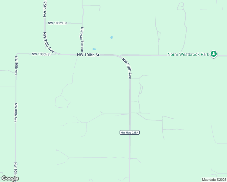 map of restaurants, bars, coffee shops, grocery stores, and more near 9900 Northwest Highway 225A in Ocala
