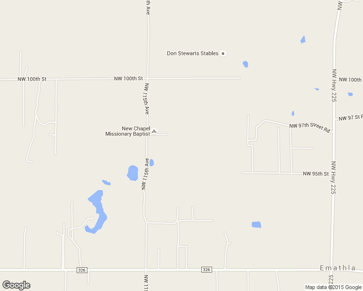 map of restaurants, bars, coffee shops, grocery stores, and more near 9583 Northwest 115th Avenue in Ocala