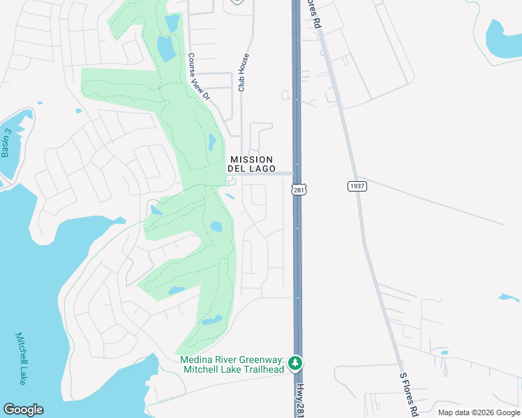 map of restaurants, bars, coffee shops, grocery stores, and more near 1311 Driver Lane in San Antonio