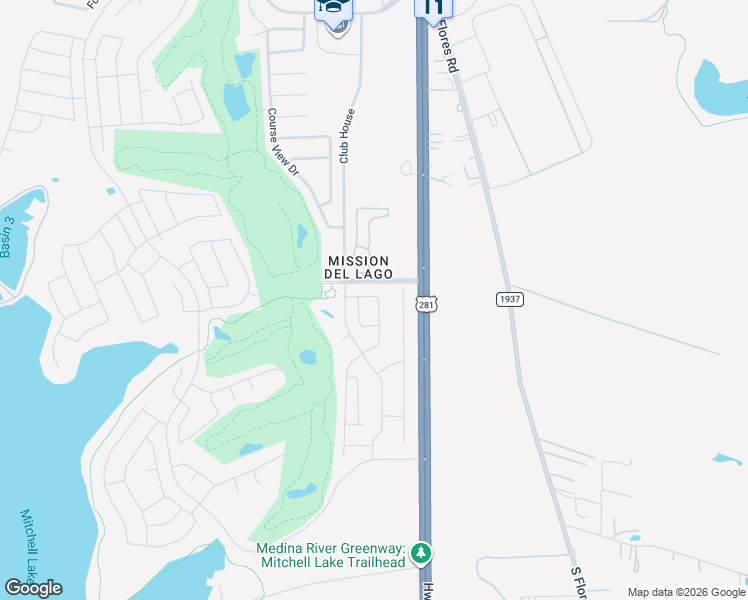 map of restaurants, bars, coffee shops, grocery stores, and more near 12907 Chipper Crossing in San Antonio