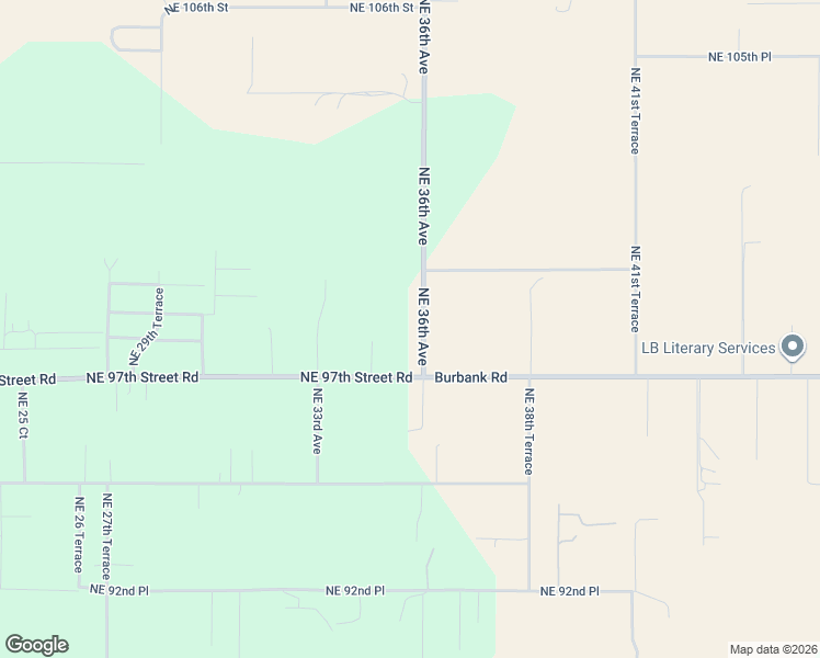 map of restaurants, bars, coffee shops, grocery stores, and more near 9880 Northeast 36th Avenue in Anthony