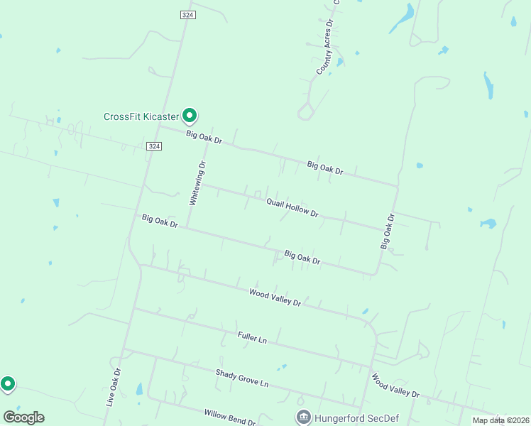 map of restaurants, bars, coffee shops, grocery stores, and more near 426 Quail Hollow Dr in Adkins