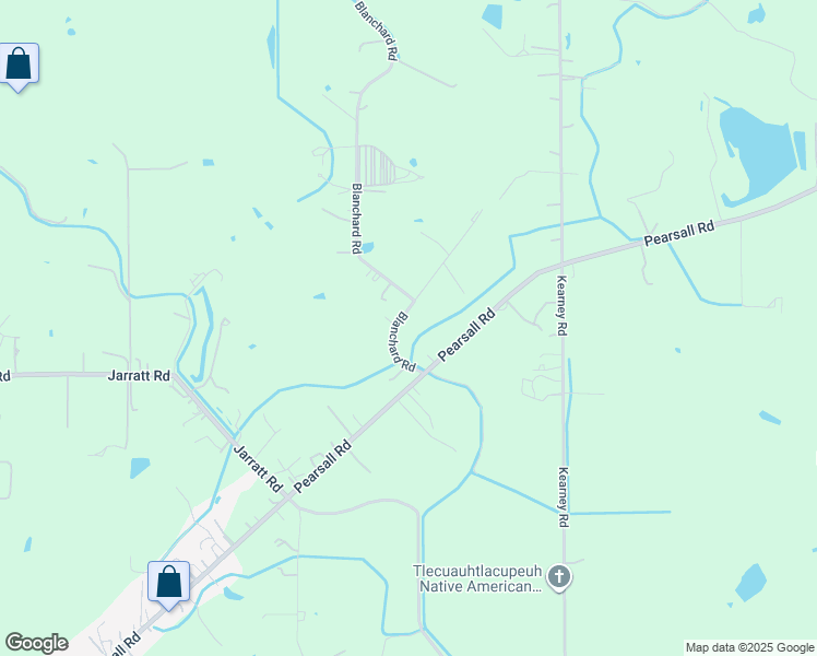 map of restaurants, bars, coffee shops, grocery stores, and more near 10571 Pearsall Road in Atascosa