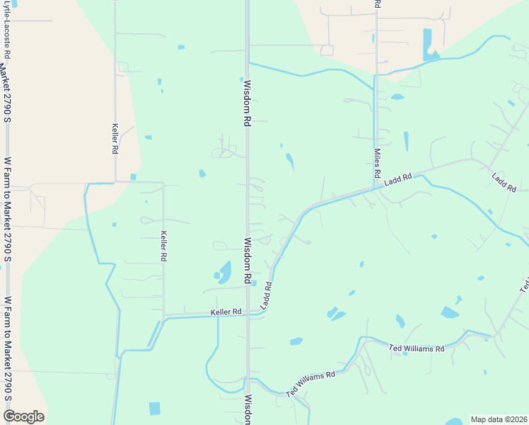 map of restaurants, bars, coffee shops, grocery stores, and more near 12930 Wisdom Road in Atascosa