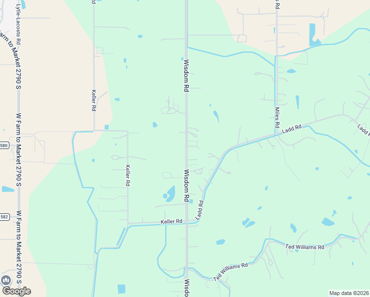 map of restaurants, bars, coffee shops, grocery stores, and more near 12930 Wisdom Road in Atascosa