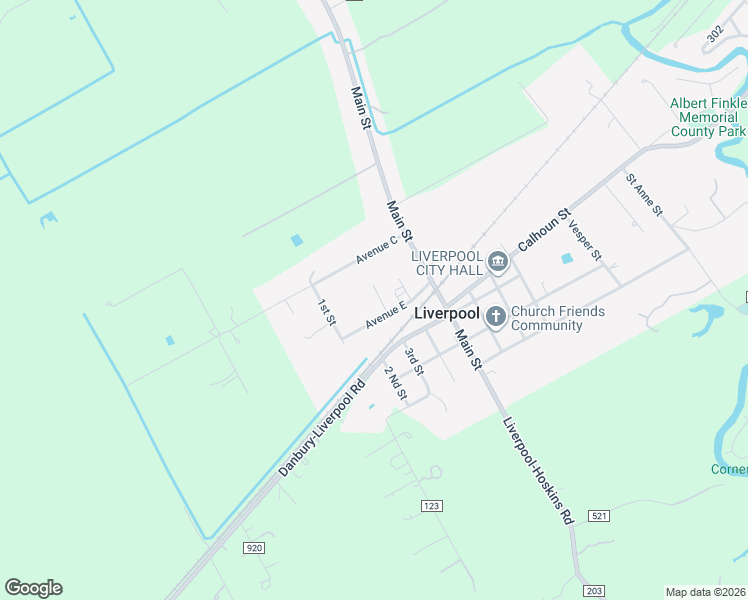 map of restaurants, bars, coffee shops, grocery stores, and more near 9406 Avenue East in Liverpool