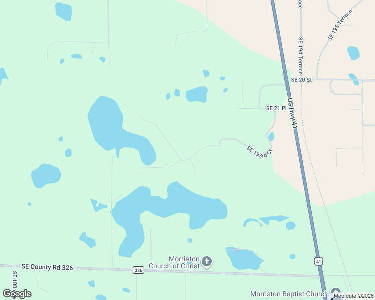 map of restaurants, bars, coffee shops, grocery stores, and more near 18990 Southeast 23 Place in Morriston