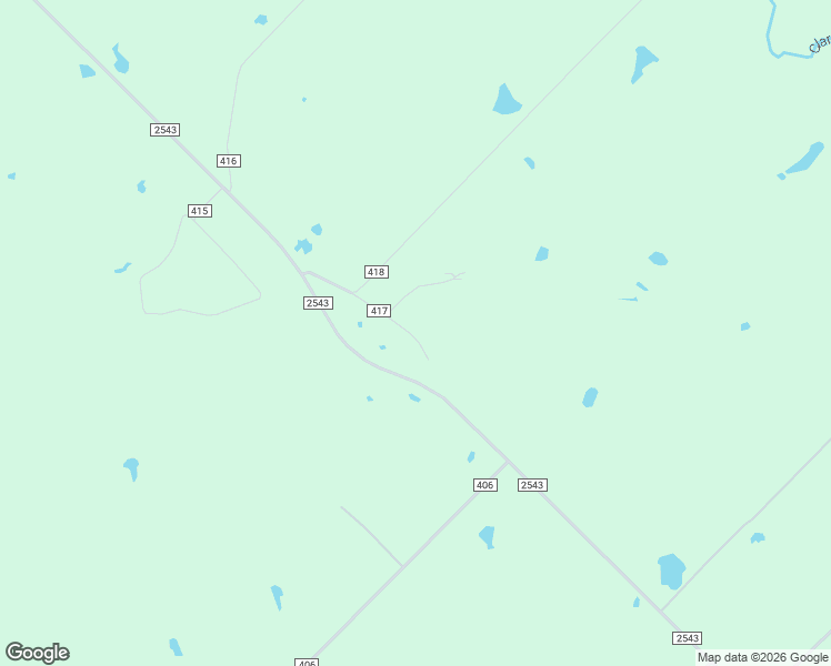map of restaurants, bars, coffee shops, grocery stores, and more near 289 County Road 417 in Yoakum