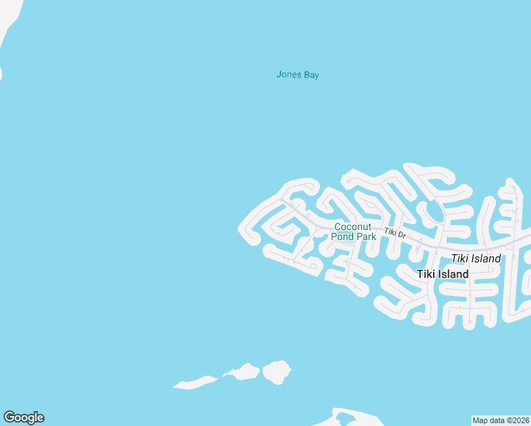 map of restaurants, bars, coffee shops, grocery stores, and more near 255 Isles End Road in Tiki Island
