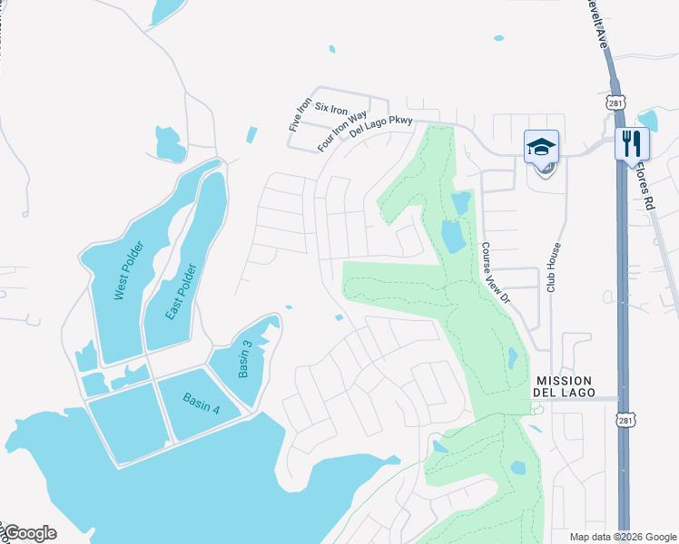 map of restaurants, bars, coffee shops, grocery stores, and more near 814 Hagen Way in San Antonio