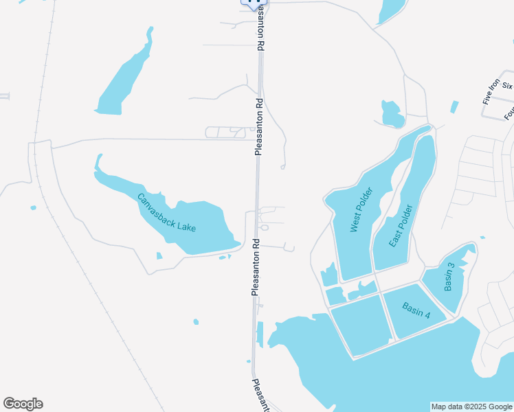 map of restaurants, bars, coffee shops, grocery stores, and more near Pleasanton Road in San Antonio