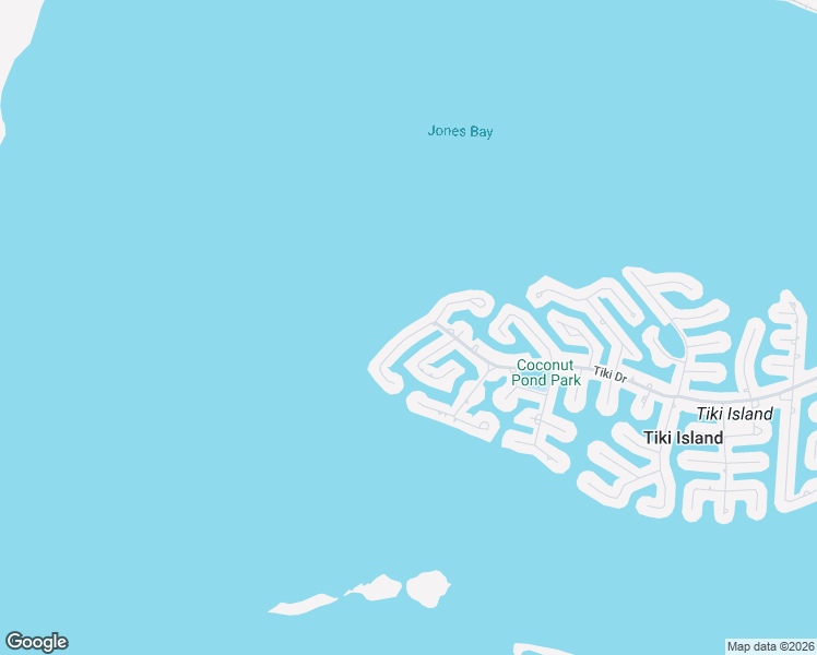 map of restaurants, bars, coffee shops, grocery stores, and more near 255 Isles End Road in Tiki Island