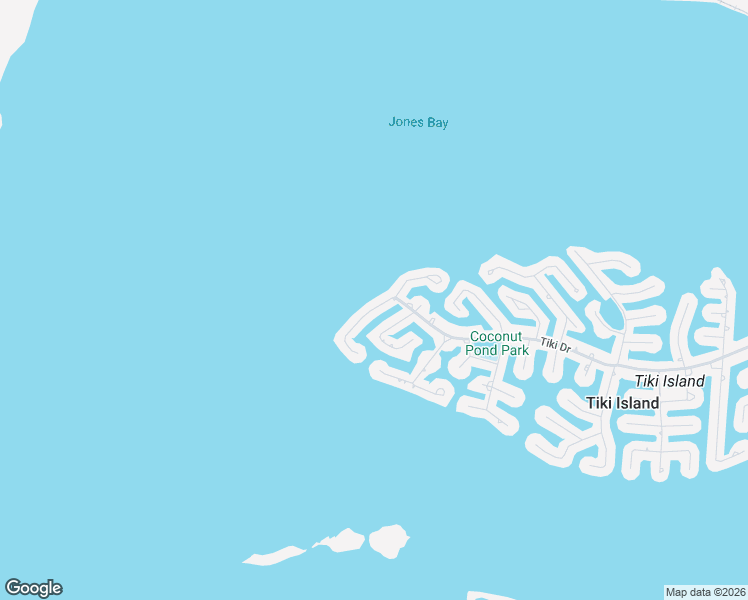 map of restaurants, bars, coffee shops, grocery stores, and more near 255 Isles End Road in Tiki Island