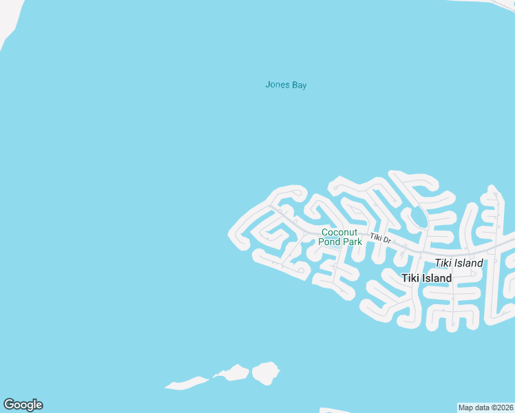 map of restaurants, bars, coffee shops, grocery stores, and more near 255 Isles End Road in Tiki Island