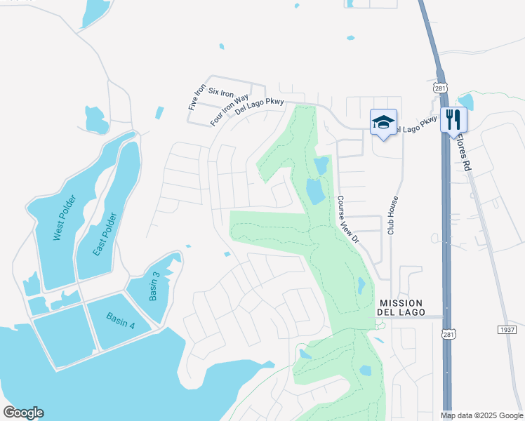 map of restaurants, bars, coffee shops, grocery stores, and more near 906 Hagen Way in San Antonio