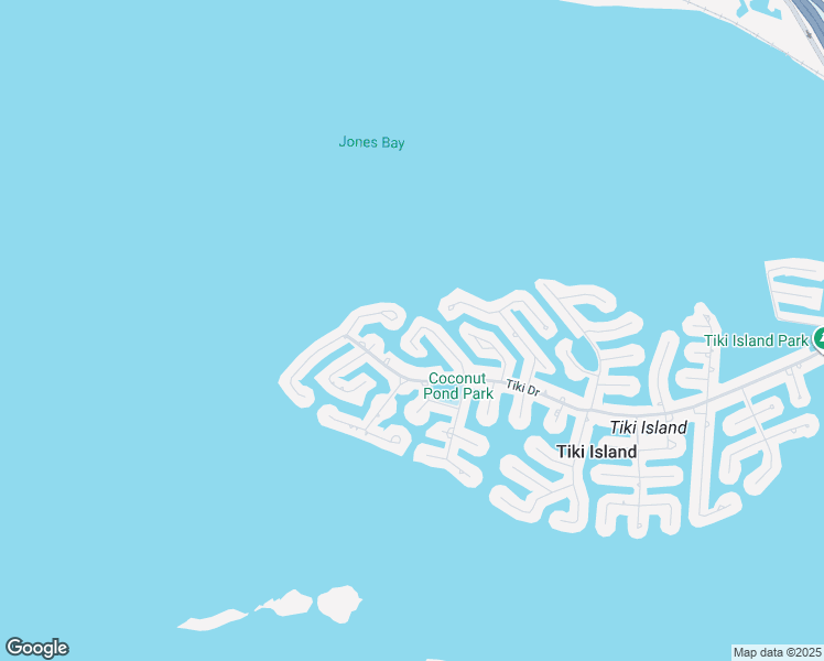 map of restaurants, bars, coffee shops, grocery stores, and more near 514 Sunset Circle in Galveston