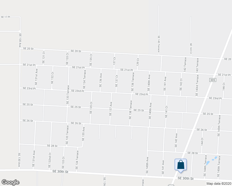 map of restaurants, bars, coffee shops, grocery stores, and more near Southeast 137 Court in Williston Highlands