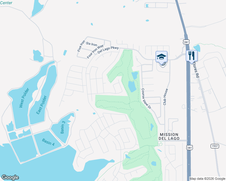 map of restaurants, bars, coffee shops, grocery stores, and more near 906 Hagen Way in San Antonio