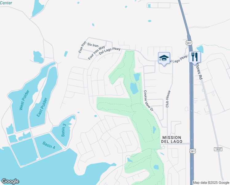 map of restaurants, bars, coffee shops, grocery stores, and more near 906 Hagen Way in San Antonio