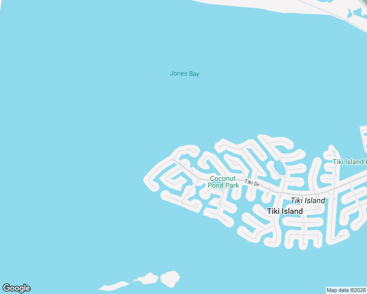 map of restaurants, bars, coffee shops, grocery stores, and more near 407 Isles End Road in Tiki Island