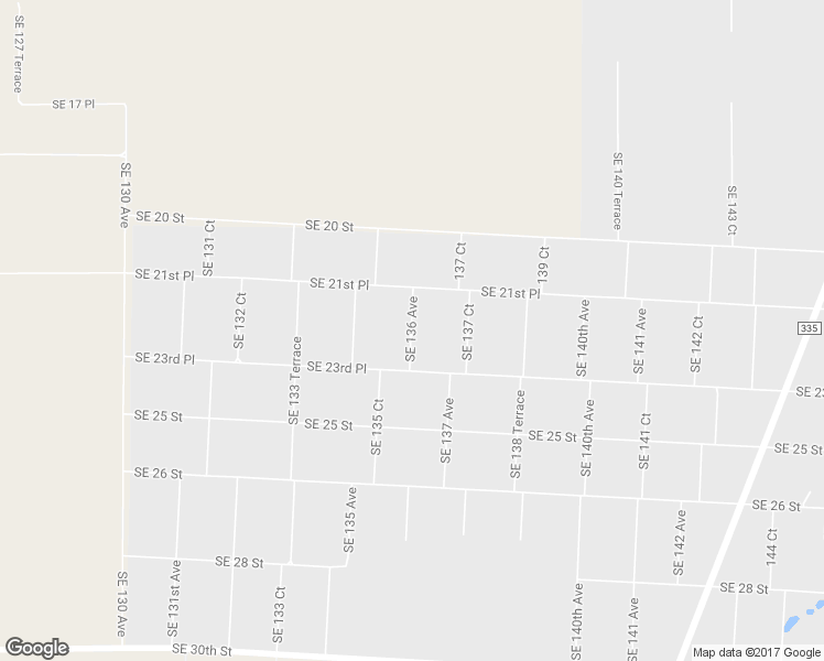map of restaurants, bars, coffee shops, grocery stores, and more near 3470 Southeast 136 Avenue in Morriston