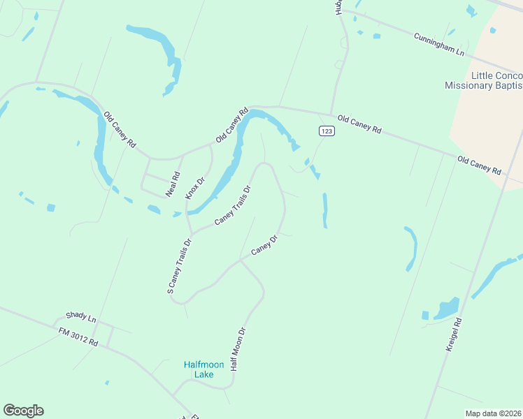 map of restaurants, bars, coffee shops, grocery stores, and more near 746 Caney Trails Drive in Wharton