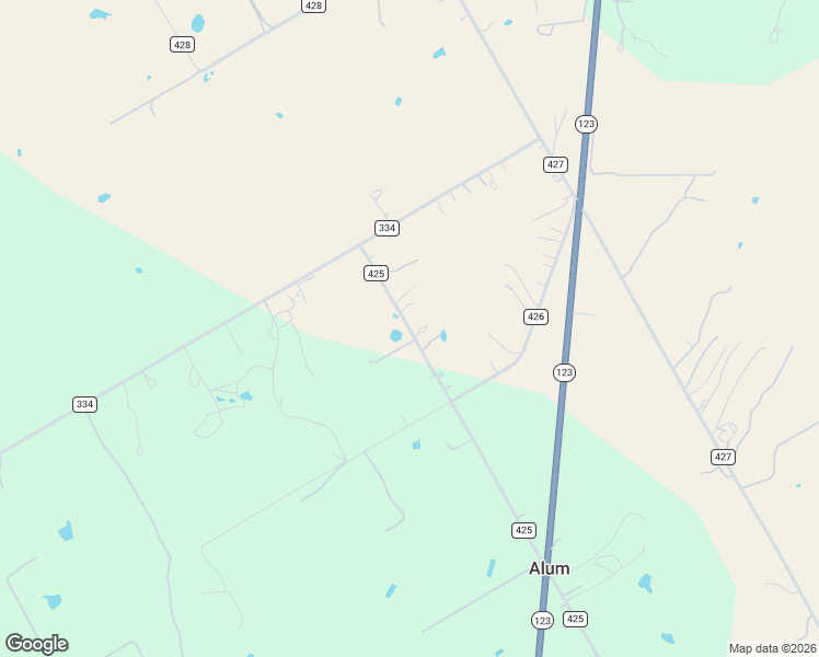 map of restaurants, bars, coffee shops, grocery stores, and more near 1336 County Road 425 in Stockdale