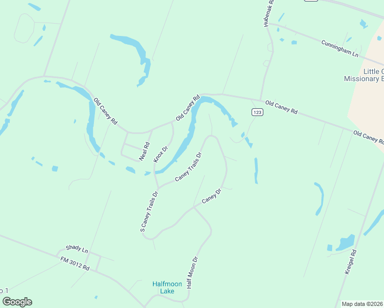 map of restaurants, bars, coffee shops, grocery stores, and more near 746 Caney Trails Drive in Wharton