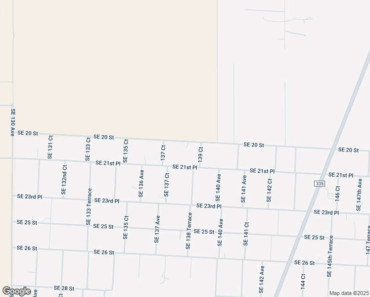 map of restaurants, bars, coffee shops, grocery stores, and more near 13750 Southeast 20 Street in Morriston