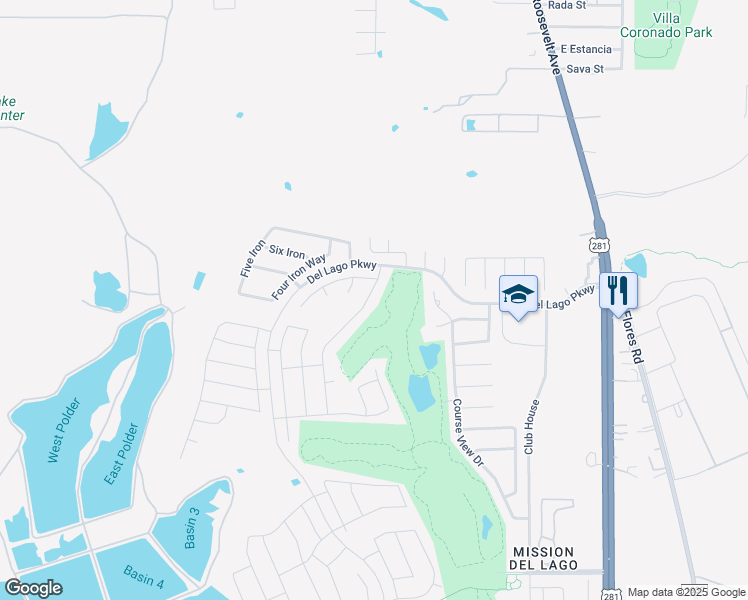 map of restaurants, bars, coffee shops, grocery stores, and more near 11330 Tiger Woods in San Antonio