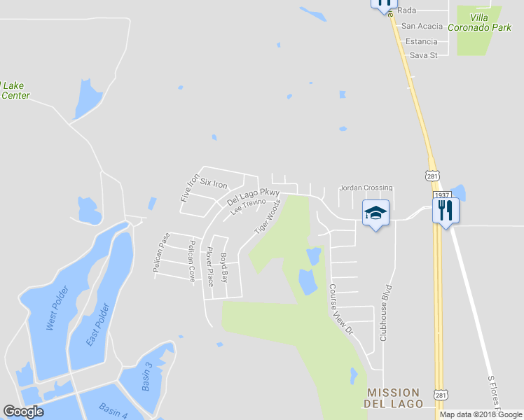 map of restaurants, bars, coffee shops, grocery stores, and more near 11410 Hogan Cove in San Antonio