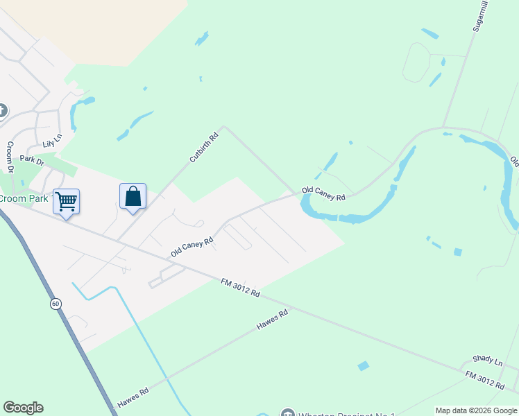 map of restaurants, bars, coffee shops, grocery stores, and more near 3420 Cline Rd in Wharton
